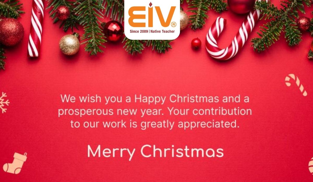 Lời chúc Giáng sinh cho đối tác, khách hàng bằng tiếng Anh