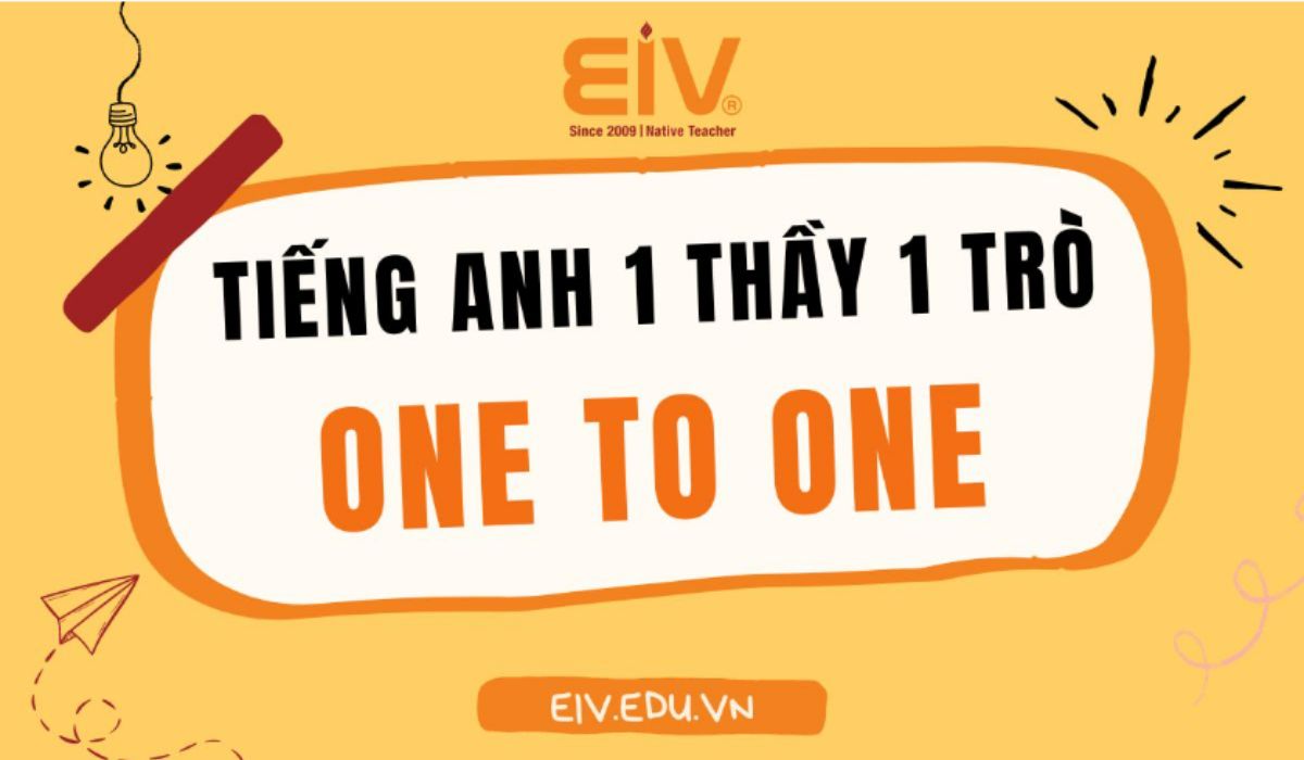 tieng anh 1 thay 1 tro one to one