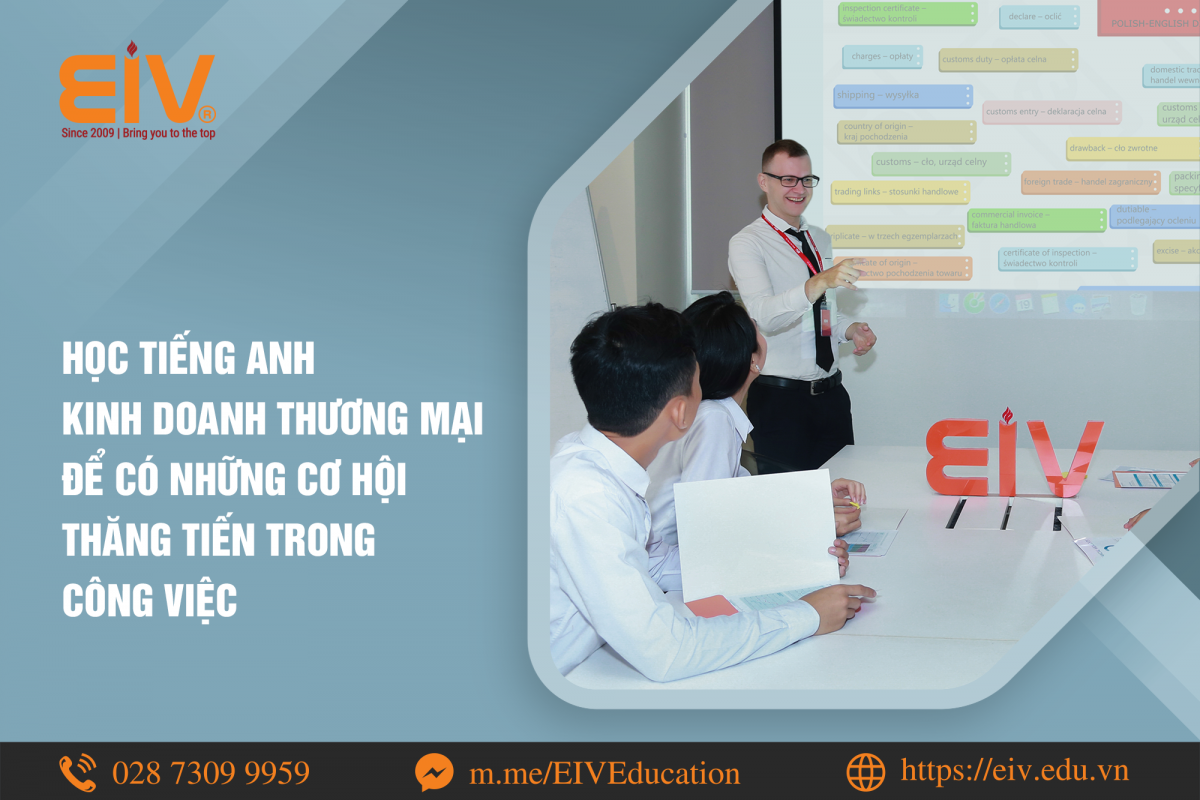 Học Tiếng Anh kinh doanh thương mại tại EIV Education