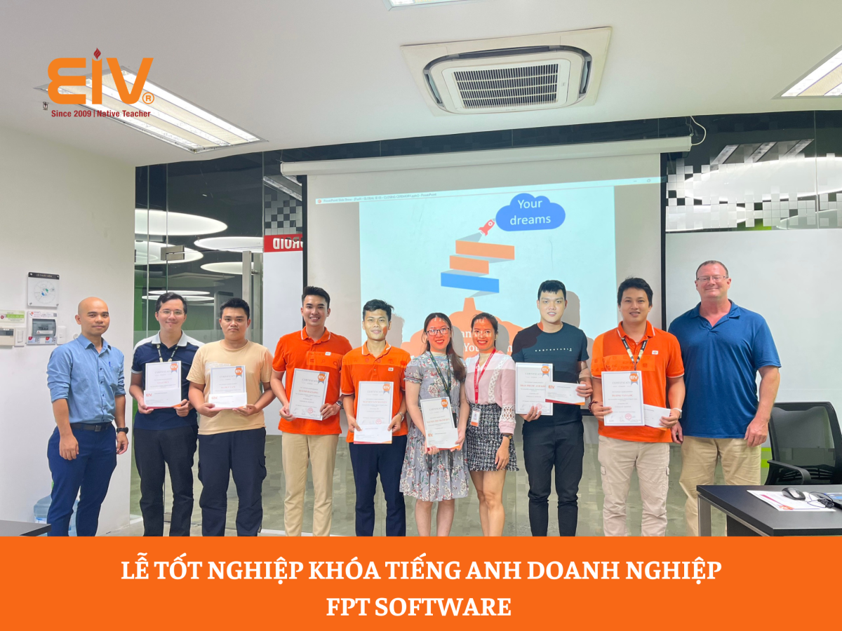 LỄ TỐT NGHIỆP KHÓA TIẾNG ANH DOANH NGHIỆP FPT SOFTWARE - đào tạo tiếng Anh doanh nghiệp tại Đà Nẵng