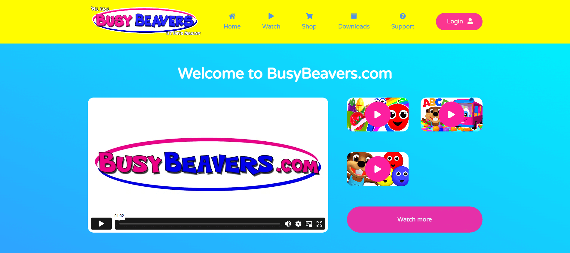 Busy Beavers - trang web học tiếng Anh cho trẻ em nổi tiếng nhất hiện tại