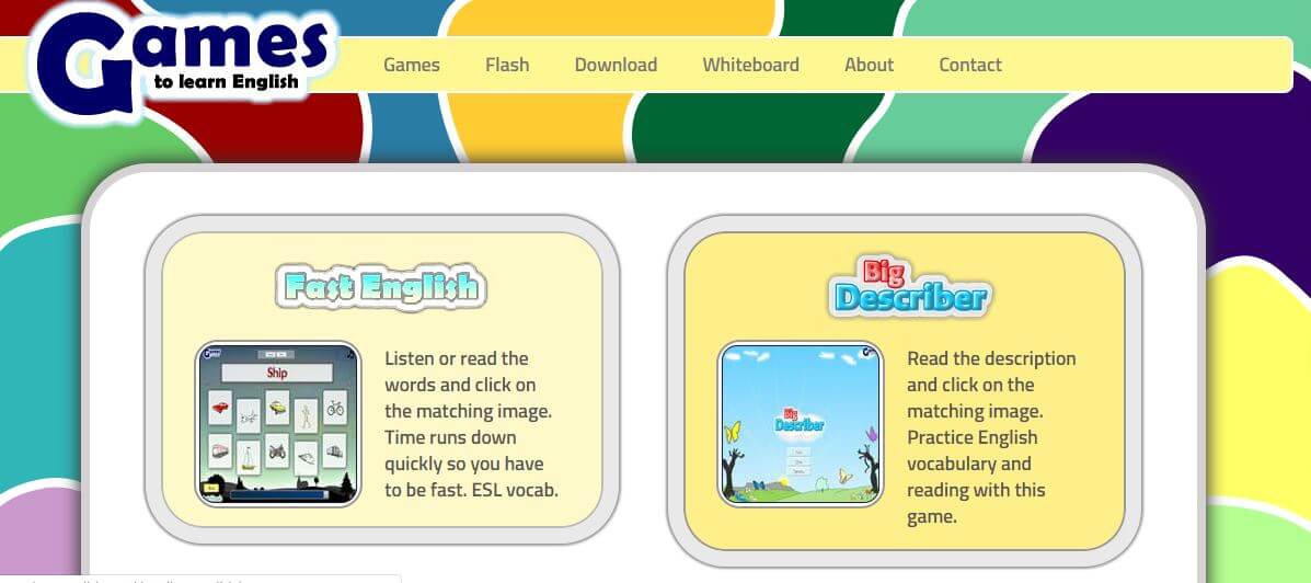 Games to learn English
