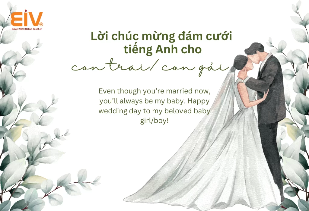 Loi-chuc-mung-dam-cuoi-tieng-Anh-cho-con-gai-con-trai