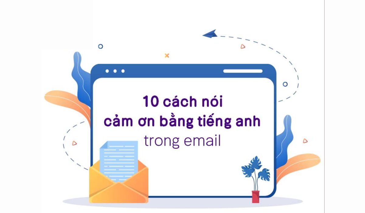 Cach noi loi cam on bang tieng Anh trong email
