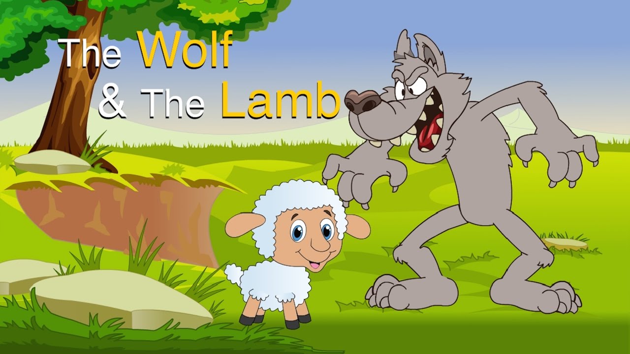 Truyện tiếng Anh cho bé: The wolf and the lamb (Chó sói và cừu) 