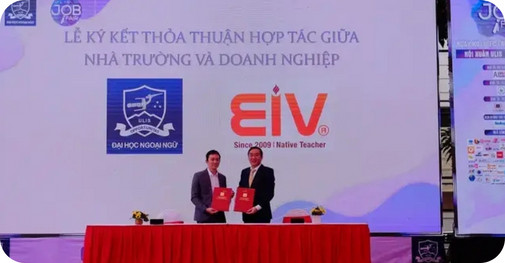 EIV Education Ký Kết Hợp Tác Cùng Trường Đại Học Ngoại Ngữ Hà Nội