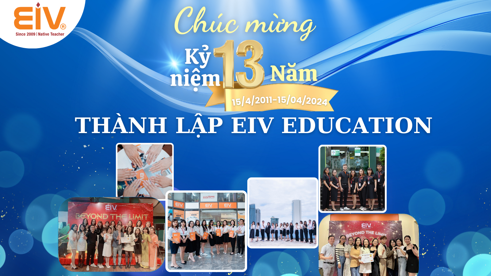 Sinh nhật 13 tuổi EIV Education