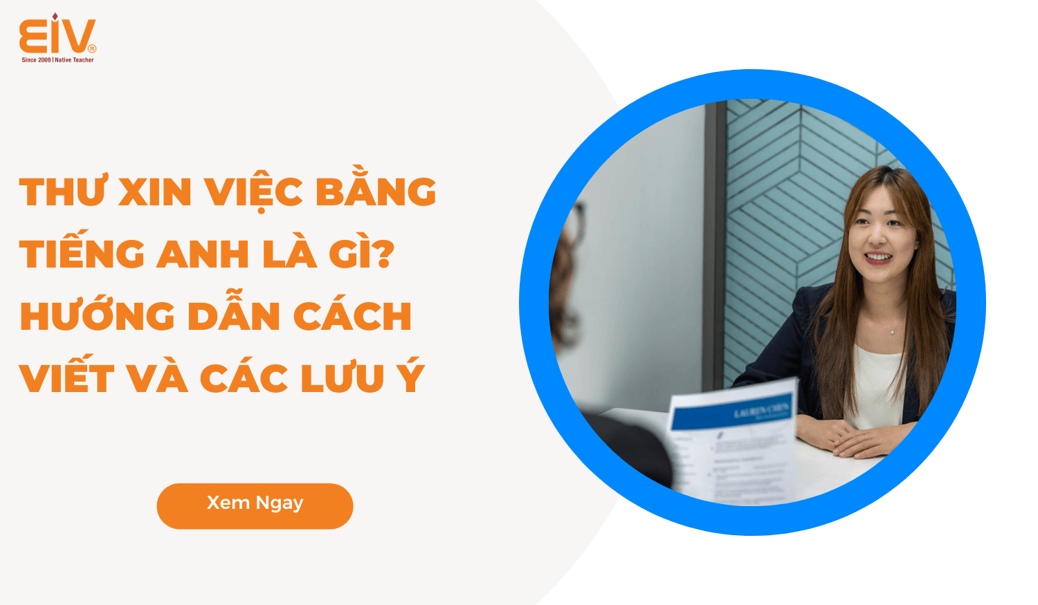 Thư Xin Việc Bằng Tiếng Anh Là Gì