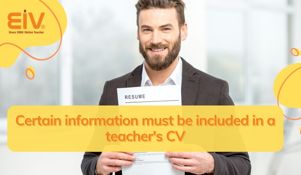 information-in-teacher's-cv