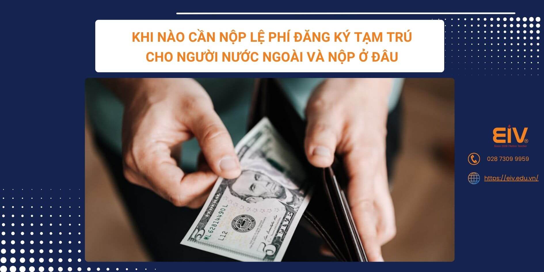 Khi nào cần nộp lệ phí đăng ký tạm trú cho người nước ngoài và nộp ở đâu (1)