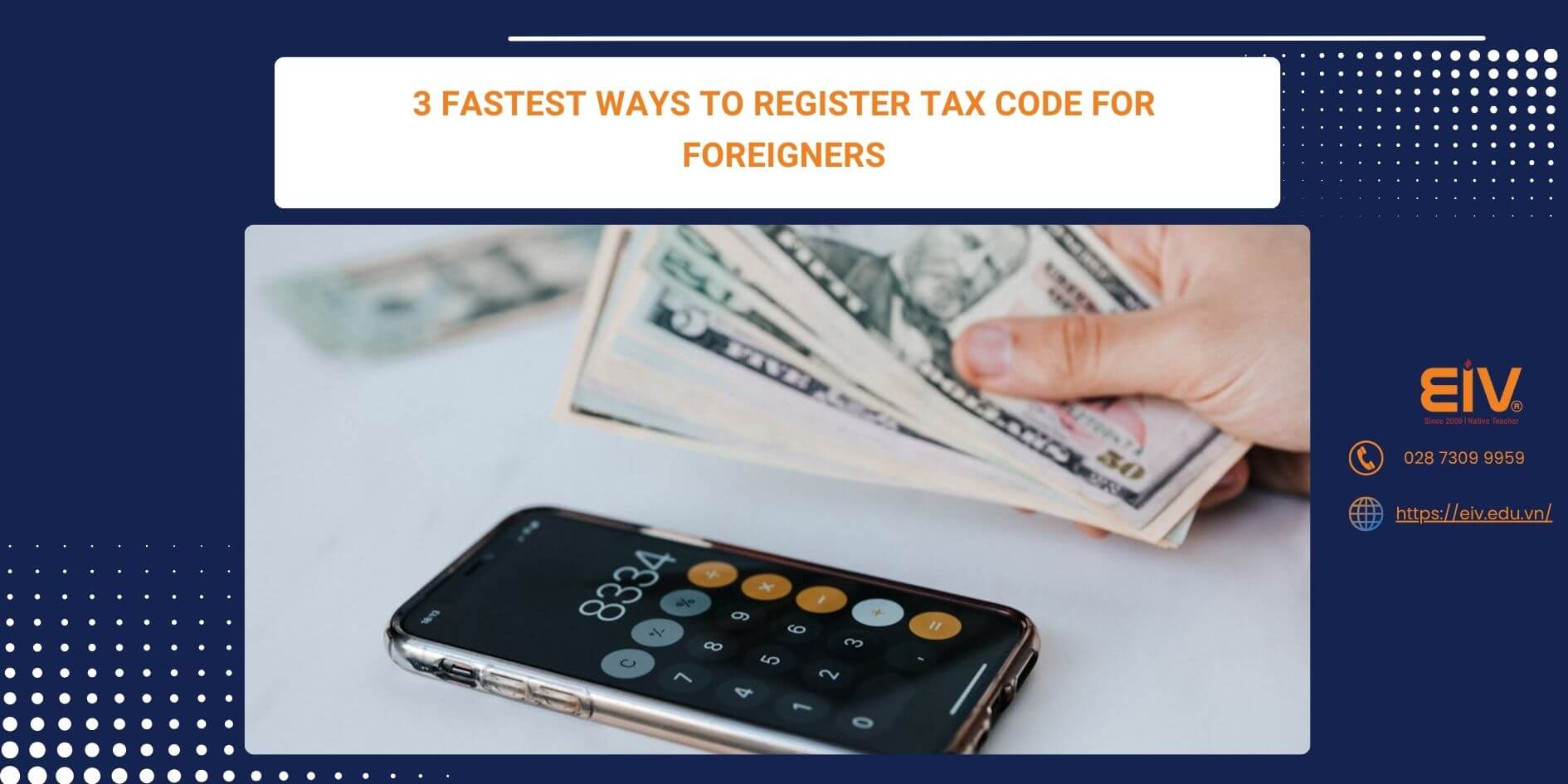 3 fastest ways to register tax code for foreigners