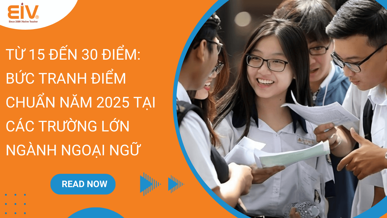 Buc tranh diem chuan nam 2025 tai cac truong lon nganh ngoai ngu
