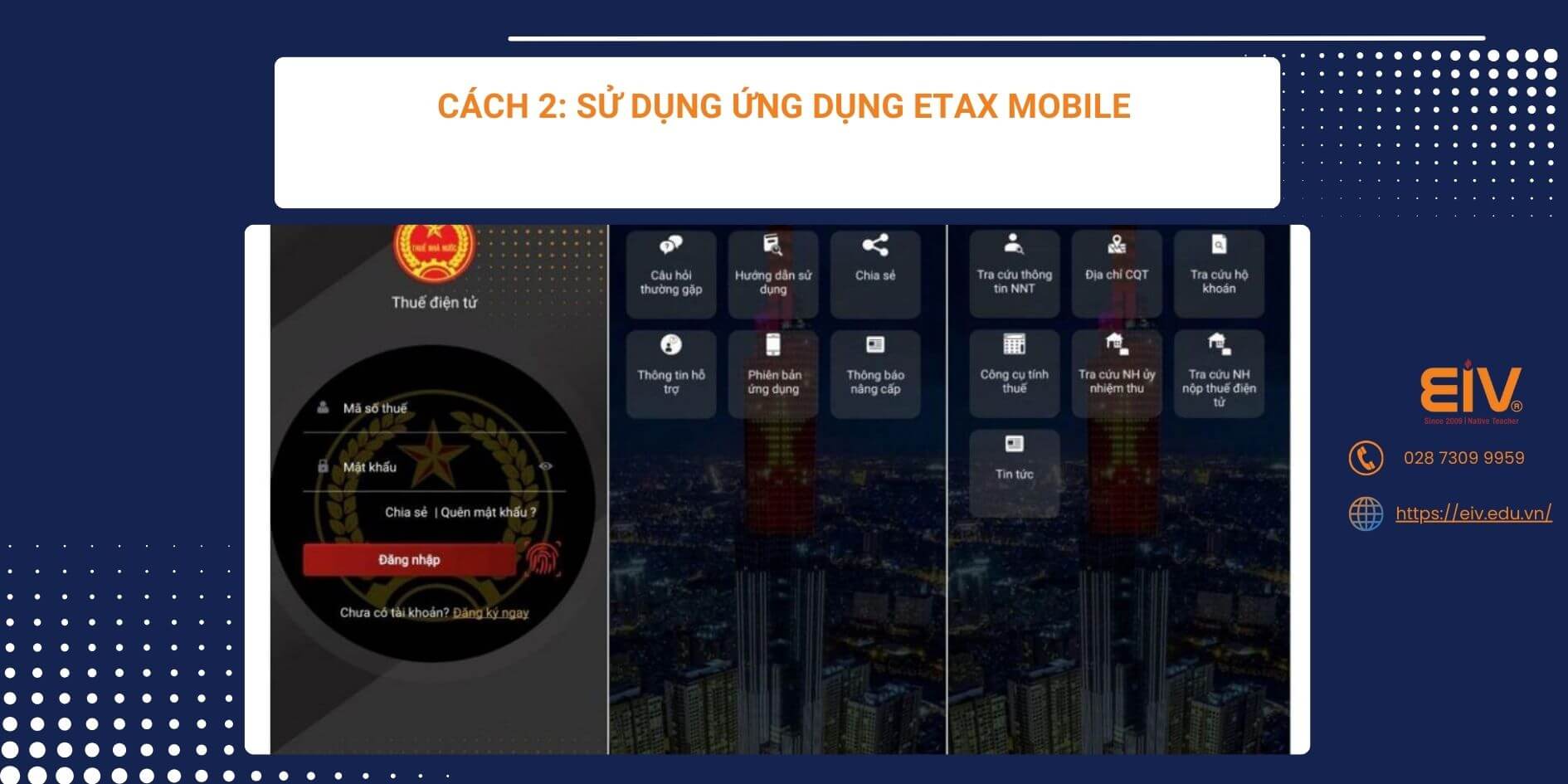 Sử Dụng Ứng Dụng eTax Mobile