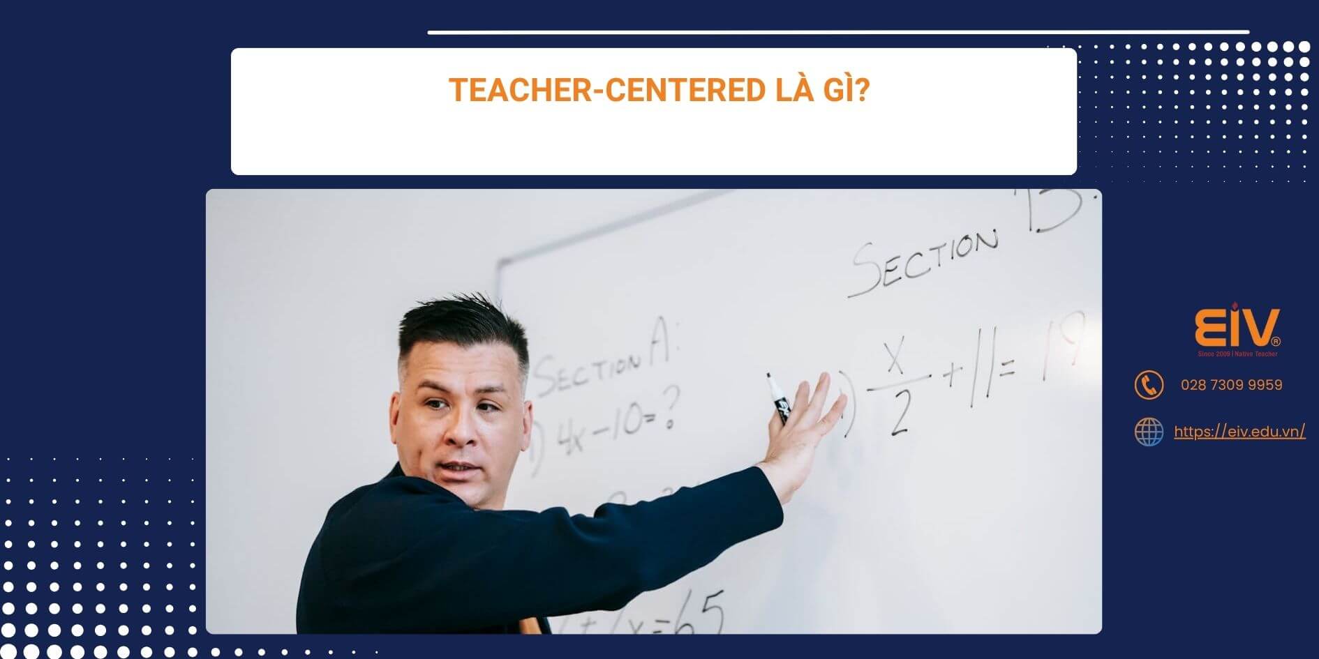 Teacher-centered là gì