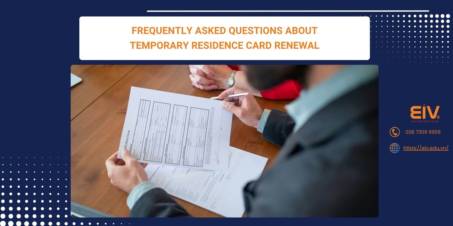 Frequently Asked Questions About Temporary Residence Card Renewal