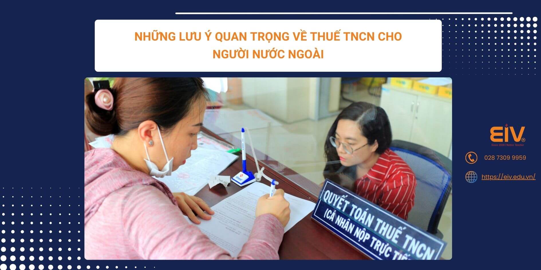 Những lưu ý quan trọng về thuế TNCN cho người nước ngoài