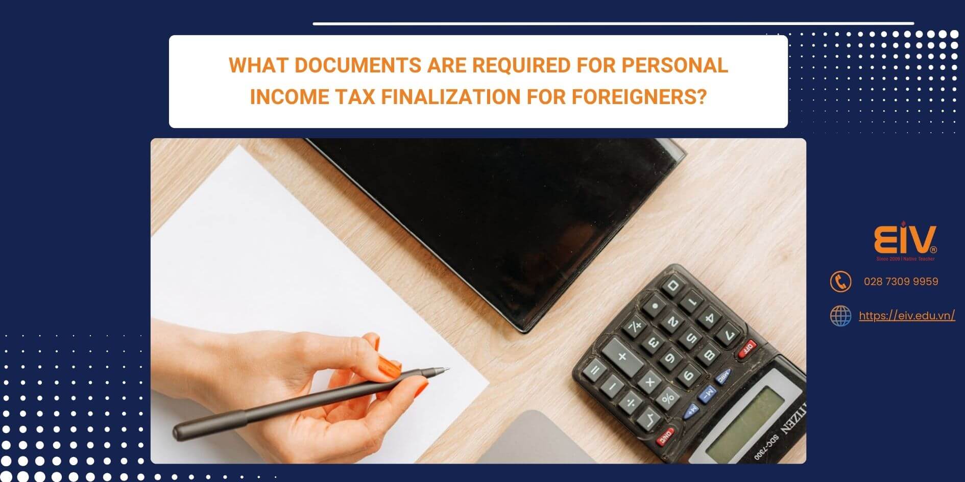 What documents are required for personal income tax finalization for foreigners