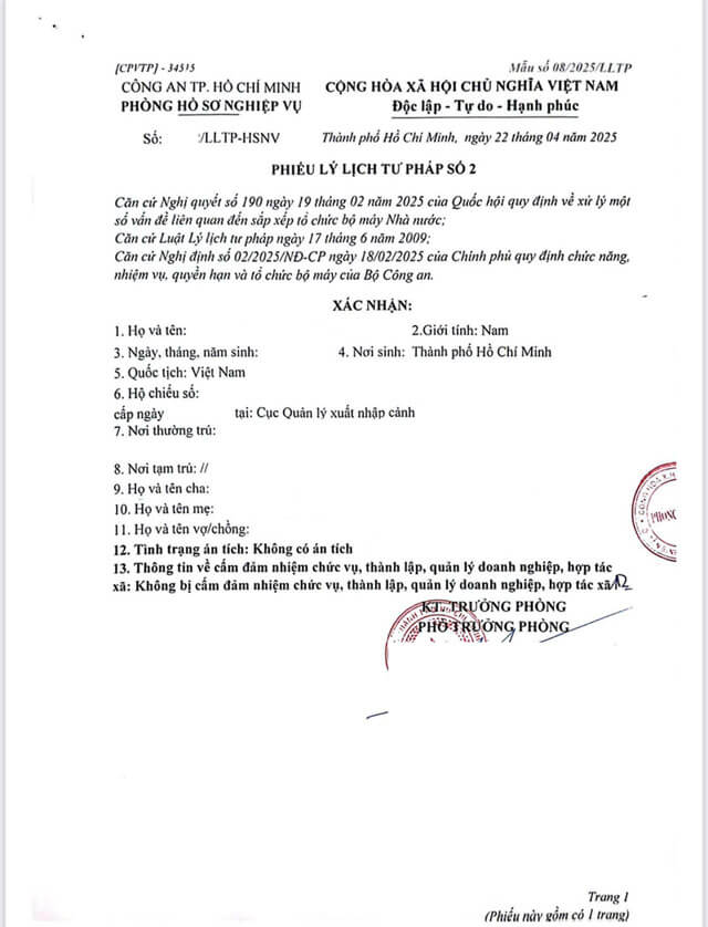 Lý Lịch Tư Pháp Là Gì Và Tại Sao Người Nước Ngoài Cần Làm