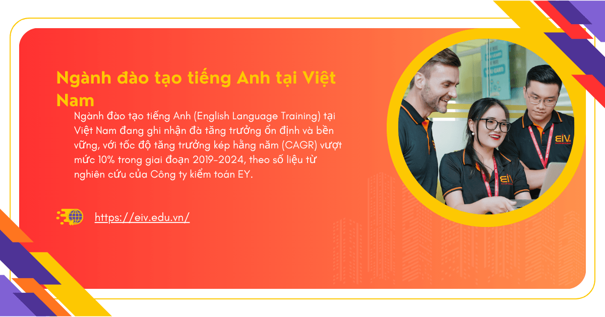Tăng trưởng ngành đào tạo tiếng Anh tại Việt Nam