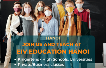 EIV Eucation Hanoi – Looking For Full-Time and Part-Time Teachers